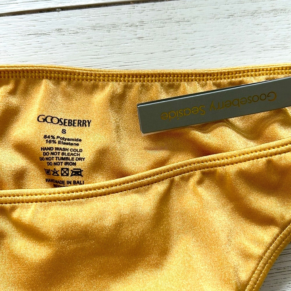 Gooseberry Intimates So Chic Gold Bikini - Picture 10 of 16